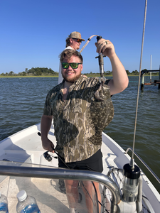 Landed a feisty Southern Flounder in perfect angling conditions!