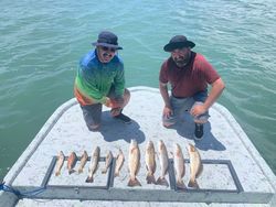 5 redfish and spotted weakfish caught in TX