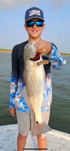 A redfish caught while fishing in Port Isabel