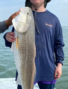 A redfish caught while fishing in Port Isabel