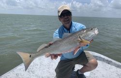 Fishing in Texas with a big fish