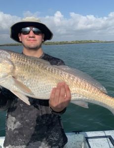 Angler with 21-inch fish in Texas