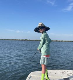 Angler enjoying fishing in Florida