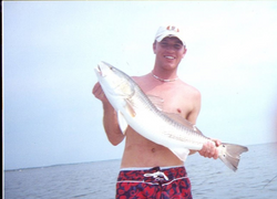 Person fishing in Florida