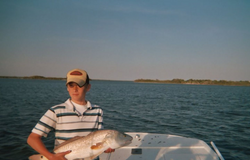 Lone angler fishing in Oak Hill
