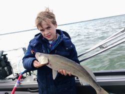 Angler with a 19-inch fish caught in OH
