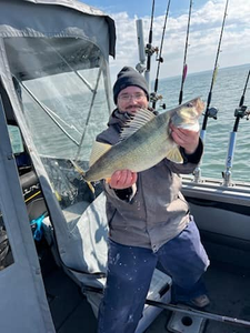 Angler holding a 18-inch fish in OH