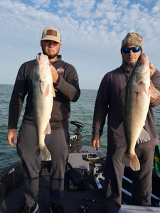 Two anglers fishing in Ohio
