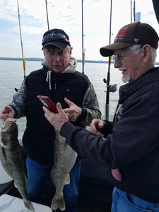Two people fishing in Vermilion