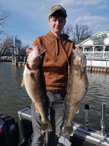Fisherman with 2 big fish in Vermilion