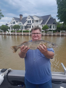 Angler with a 23-inch fish in Ohio