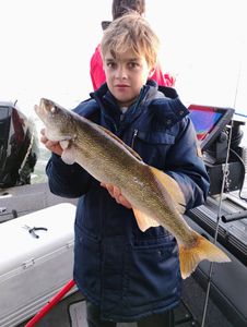 Angler with a 20-inch fish in Vermilion