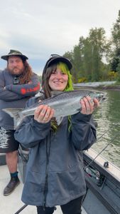 Silver salmon showing up strong this run.