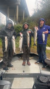 5 rainbow trout and cutthroat trout fish caught in WA