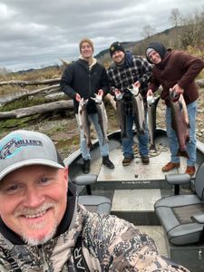 6 rainbow trout and chinook salmon caught in WA