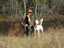 A person hunting in Weare