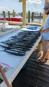 The perfect day for some deep sea fishing action at the Fort Morgan Marina!