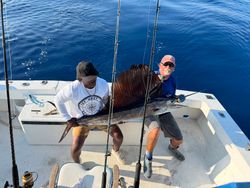 Sunny skies and good fishing in Key West, Florida.