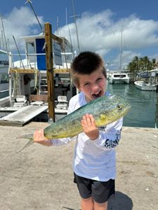 Angler fishing with rod and reel in Florida