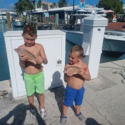 Two anglers fishing in Key West