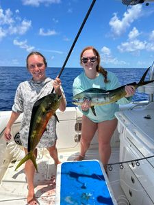 Two people fishing in Key West