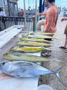 Two people fishing in Key West