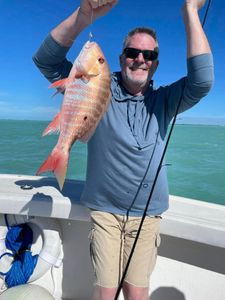 Mutton snapper, 19-inch fish, caught while fishing in Key West