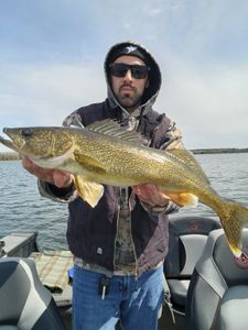 One angler fishing in Minnesota
