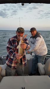 Two people fishing in Minnesota