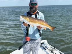 Angler enjoying a fishing trip in TX