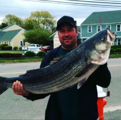 Angler fishing in MA