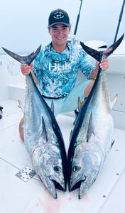 Two big fish caught in MA while fishing