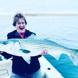 Angler with a 35-inch catch in MA