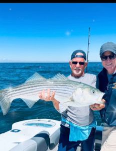 Striped bass caught on fishing trip in MA