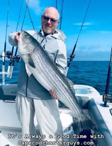 Striped bass caught on fishing trip in MA
