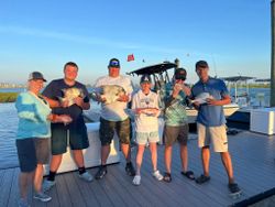 3 fishing rods on the shore of SC