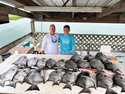 2 people fishing on the coast of SC