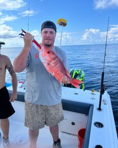 Fishing adventure at an unknown location