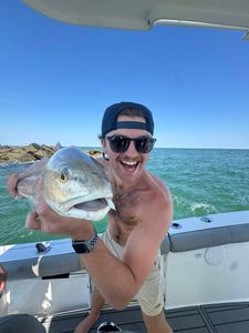 A person fishing at Murrells Inlet
