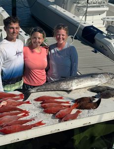2 king mackerel, 39 inches, fishing