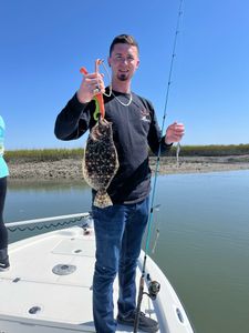Southern Flounder caught while fishing