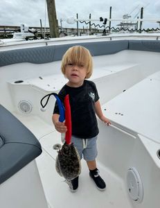 Southern Flounder caught while fishing