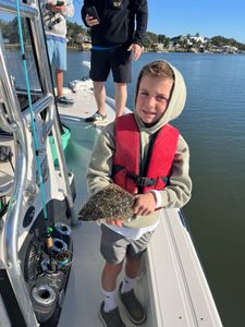 Summer flounder caught while fishing