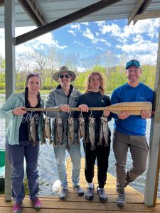 Clear skies, trout on the line
