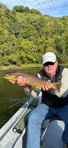 A calm float and a big trout