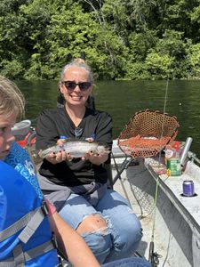 Rainbow trout caught while fishing in AR