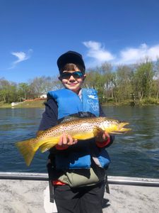 A big sea trout caught while fishing in AR