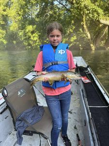 Cutthroat trout caught in Cotter