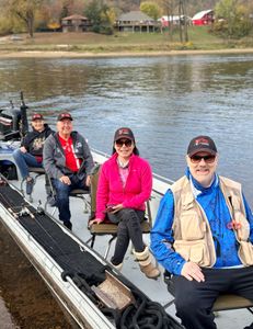Four anglers fishing in Arkansas