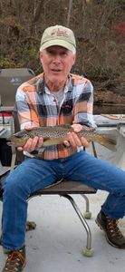 Man fishing in Cotter